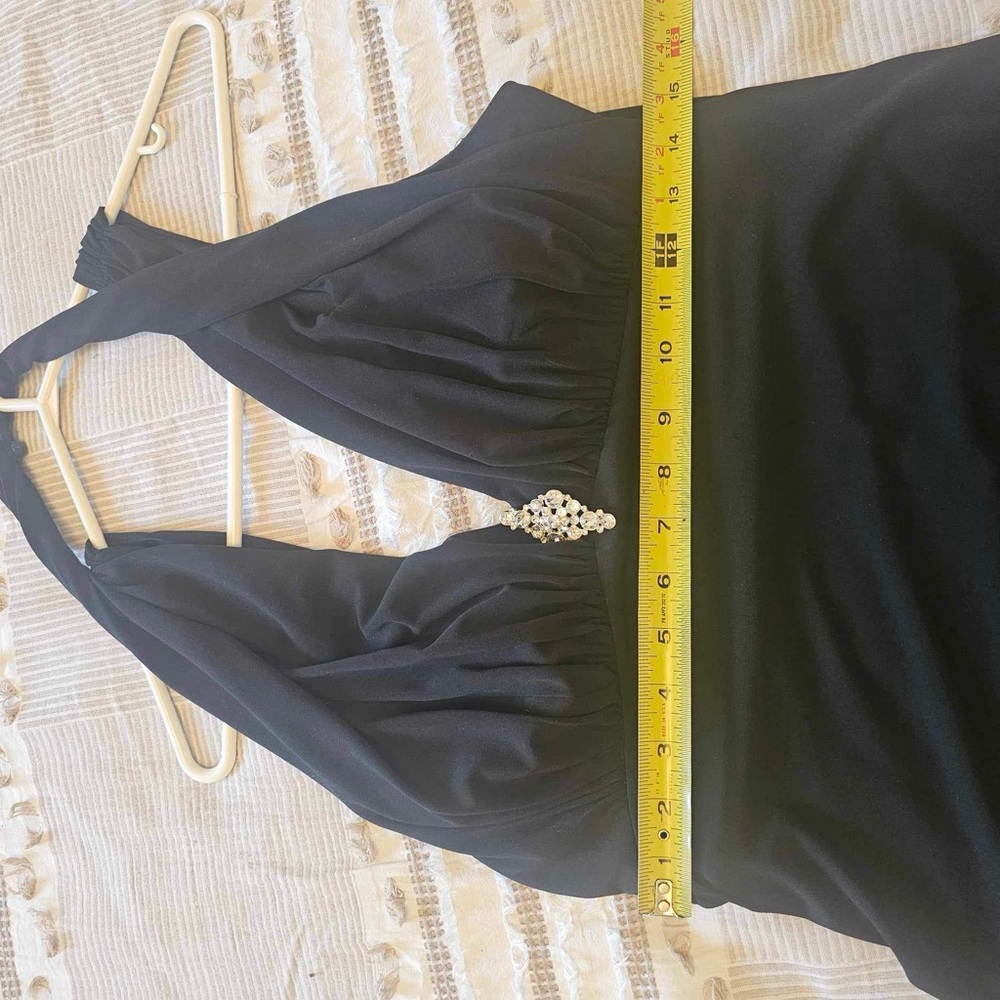 Angie little black dress size 12. With rhinestones - Picture 3 of 8